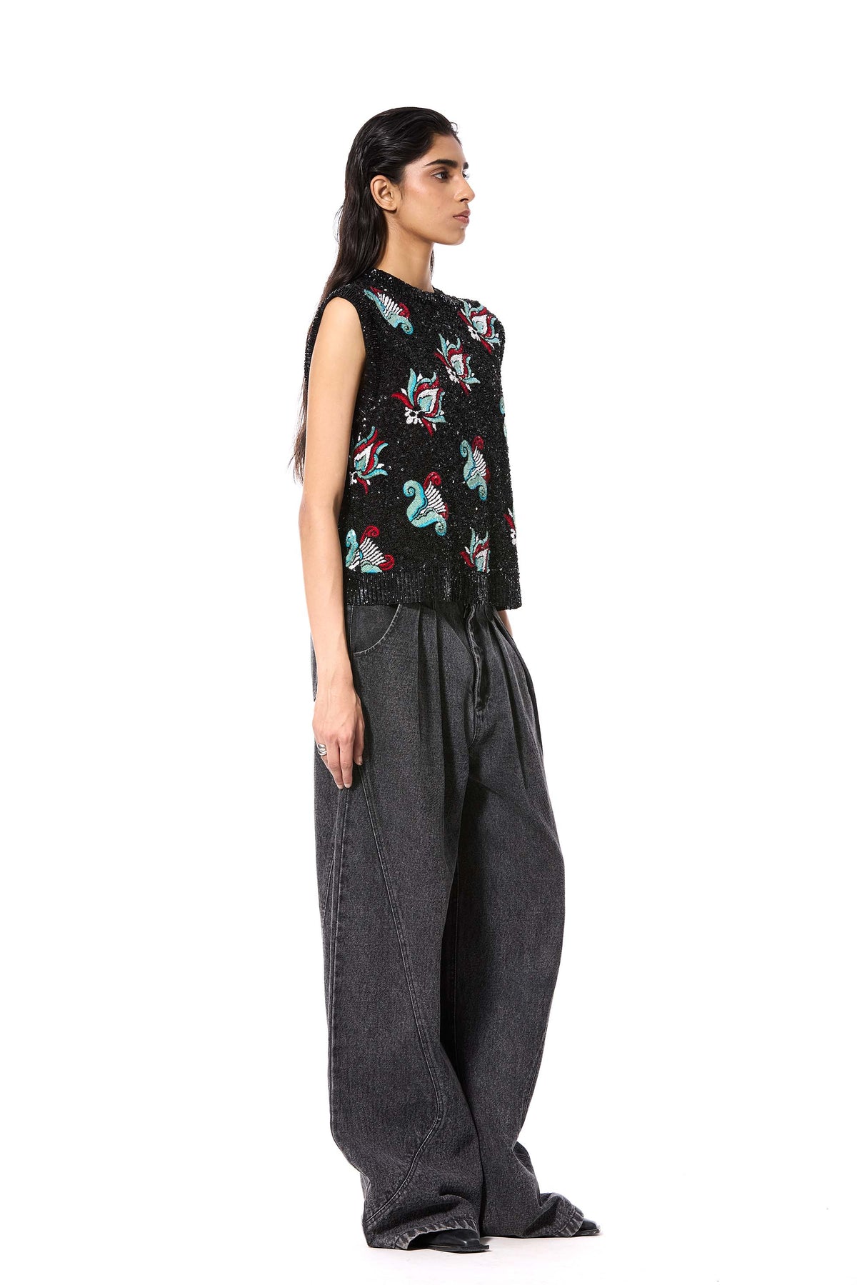 'PALOMA' EMBELLISHED VEST