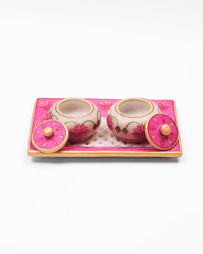 Lotus gate Pot- Double (Pink)