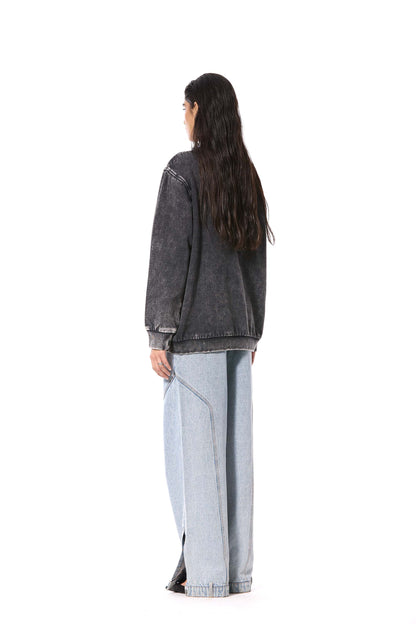 'GEMS OVER THEM' EMBELLISHED SWEATSHIRT