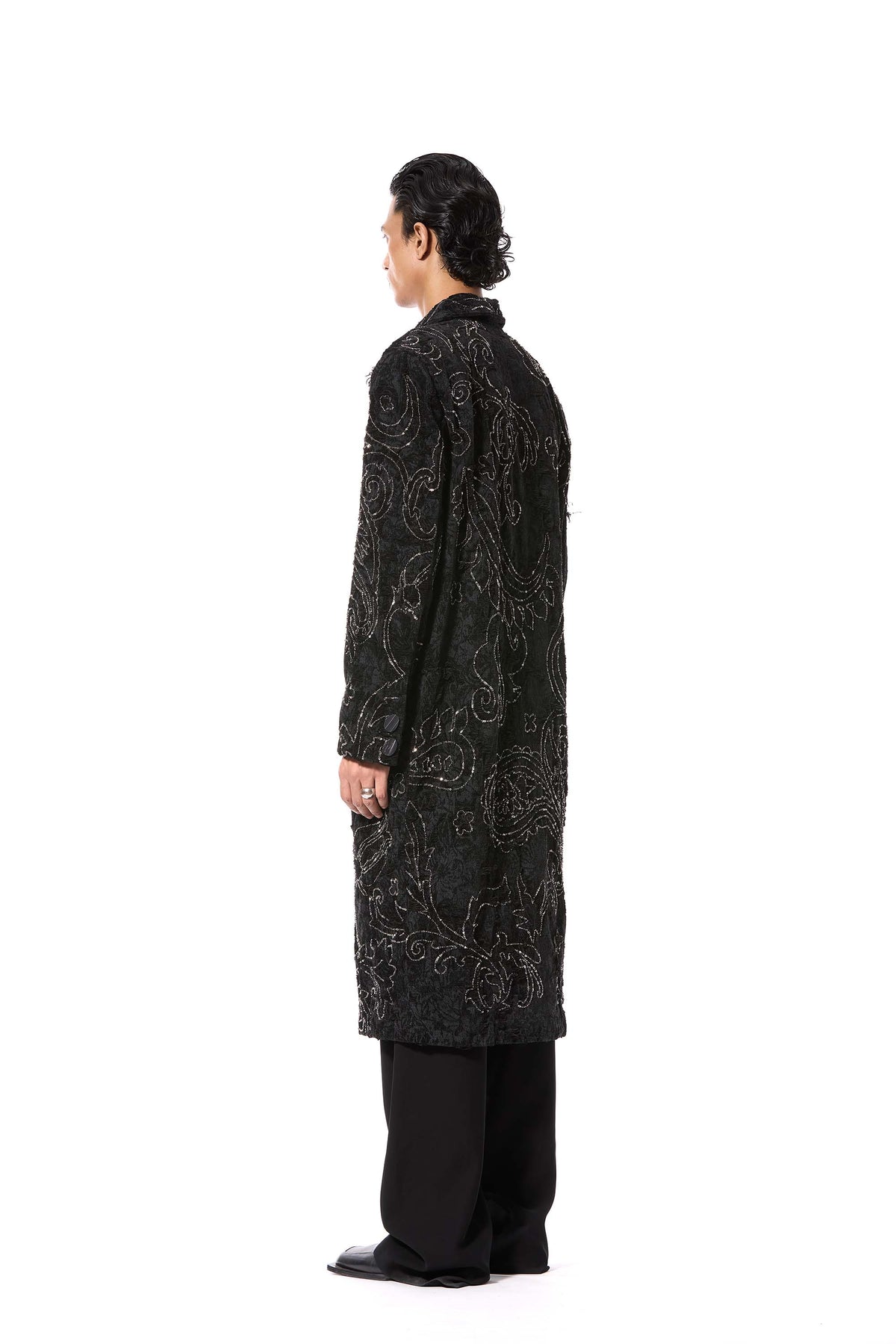 'PAISFLARE' EMBELLISHED COAT