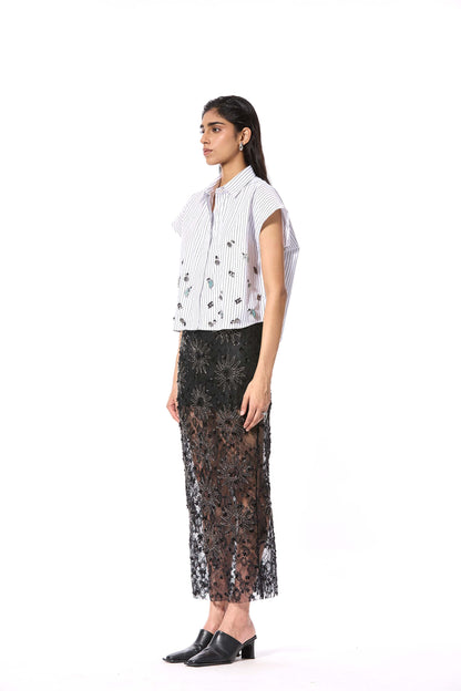 'SUNSPELL' EMBELLISHED SKIRT