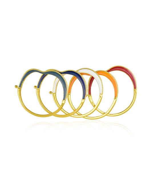 Pachranga Bangles (Set Of 5)