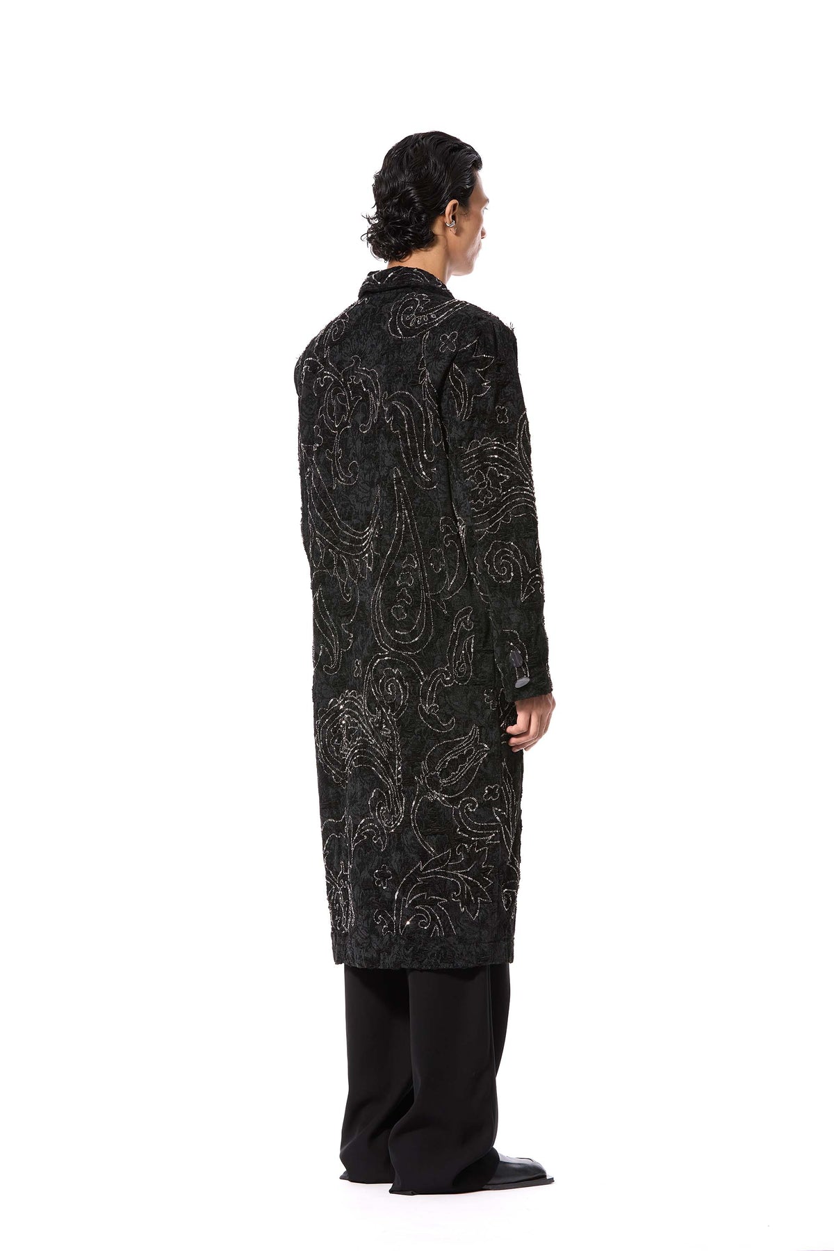 'PAISFLARE' EMBELLISHED COAT