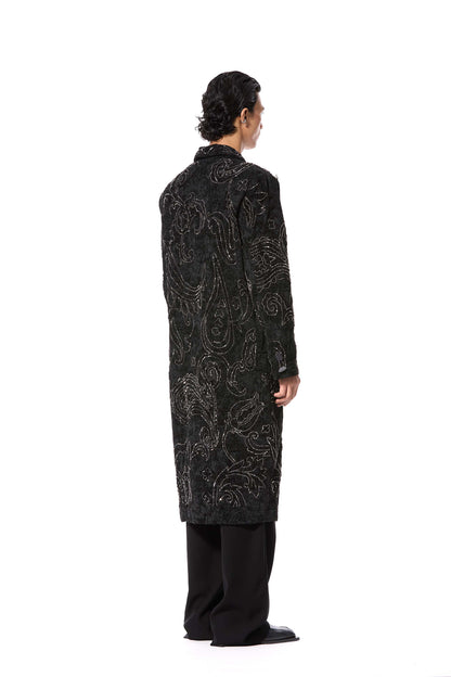 'PAISFLARE' EMBELLISHED COAT