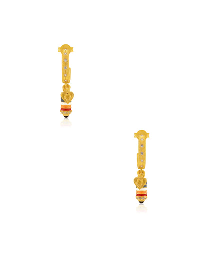 Pachranga Cylin Drop Earrings