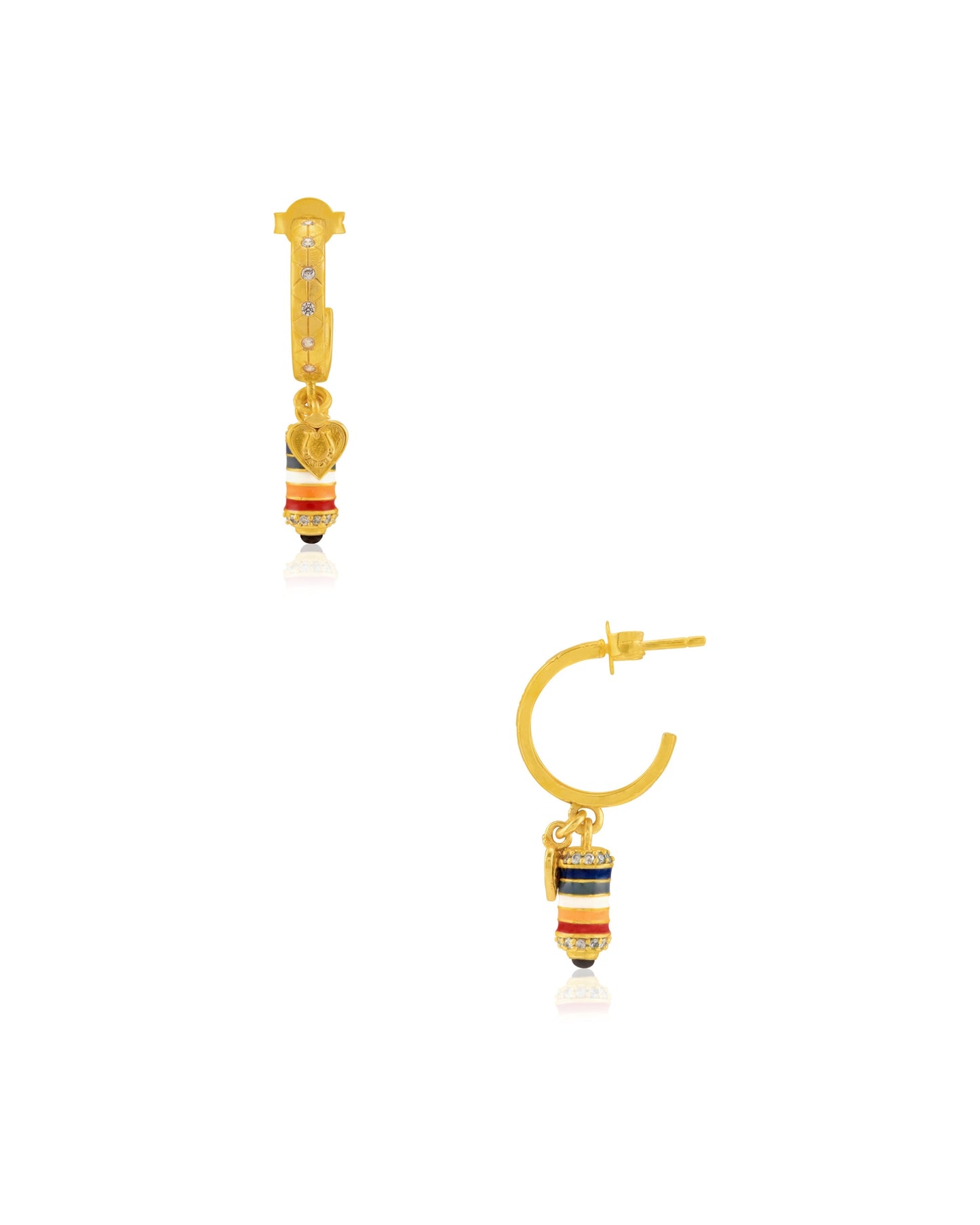 Pachranga Cylin Drop Earrings