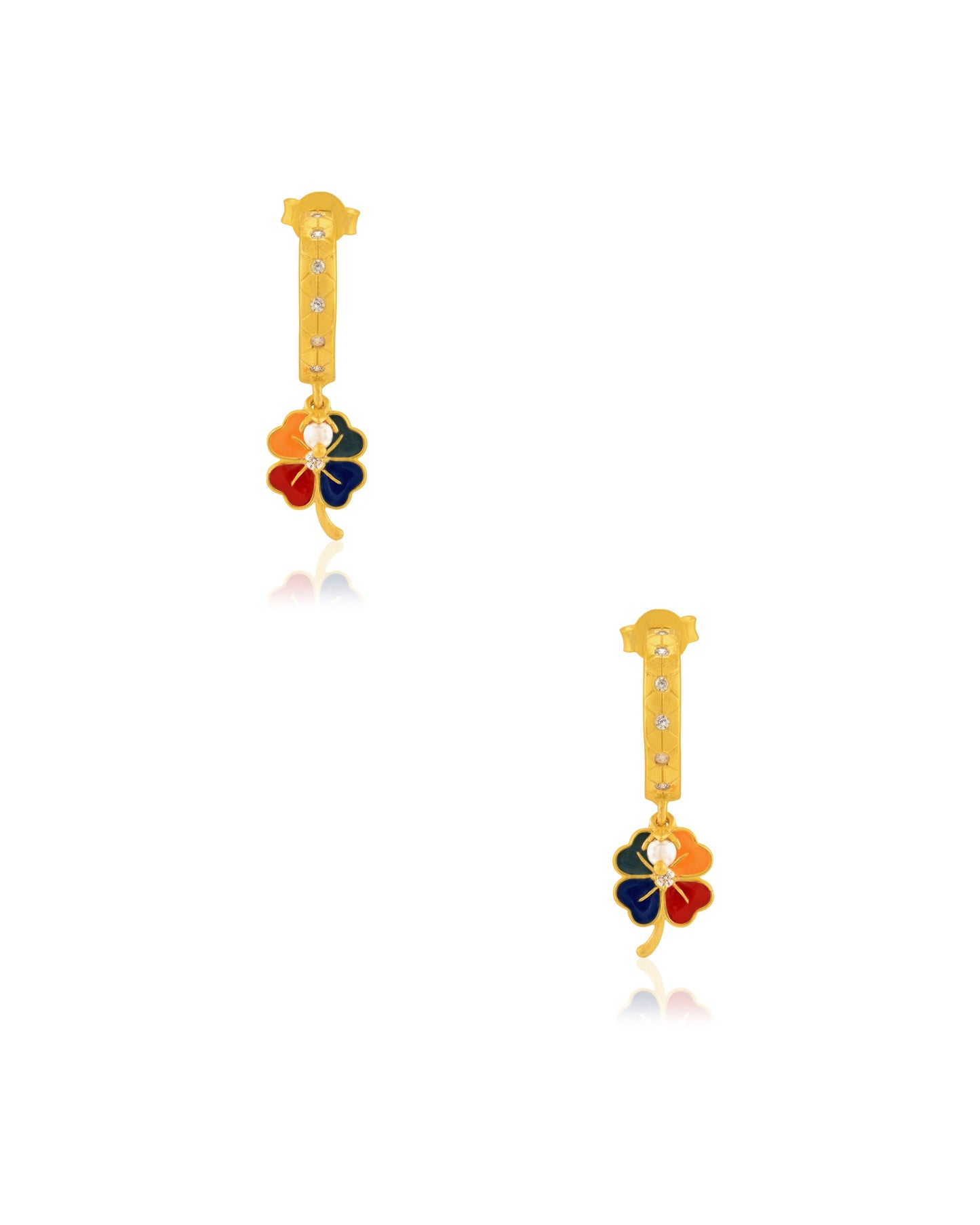 Pachranga floral Drop Earrings