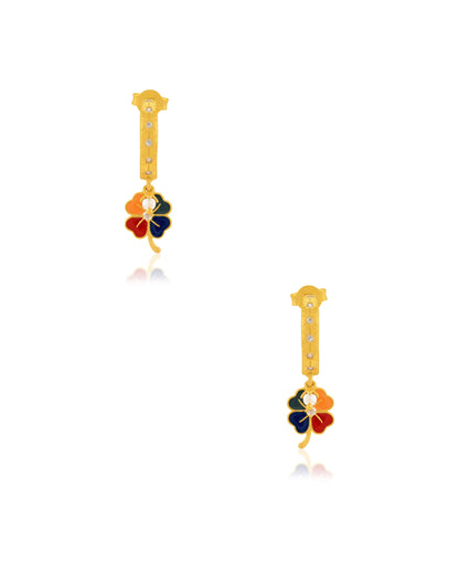 Pachranga floral Drop Earrings