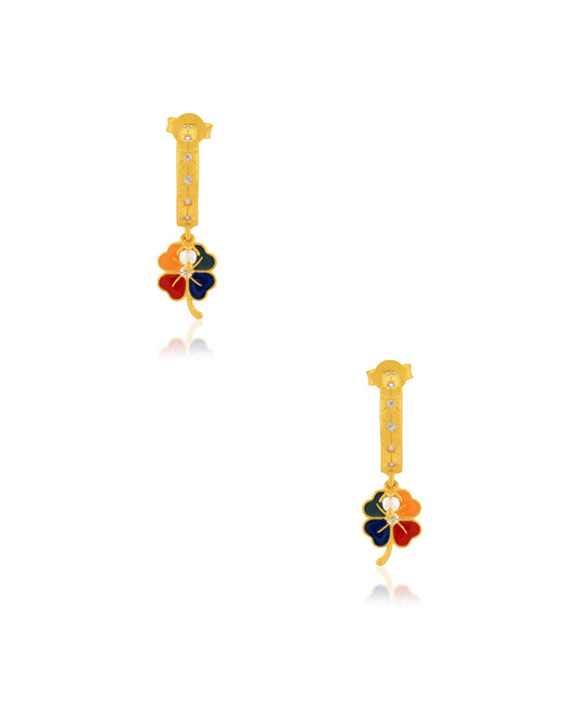 Pachranga floral Drop Earrings
