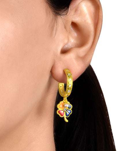 Pachranga floral Drop Earrings