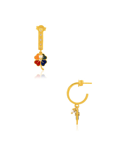 Pachranga floral Drop Earrings