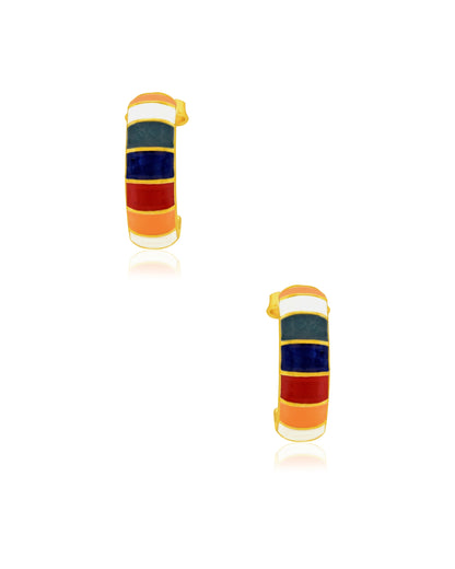 Pachranga Enamelled Earrings