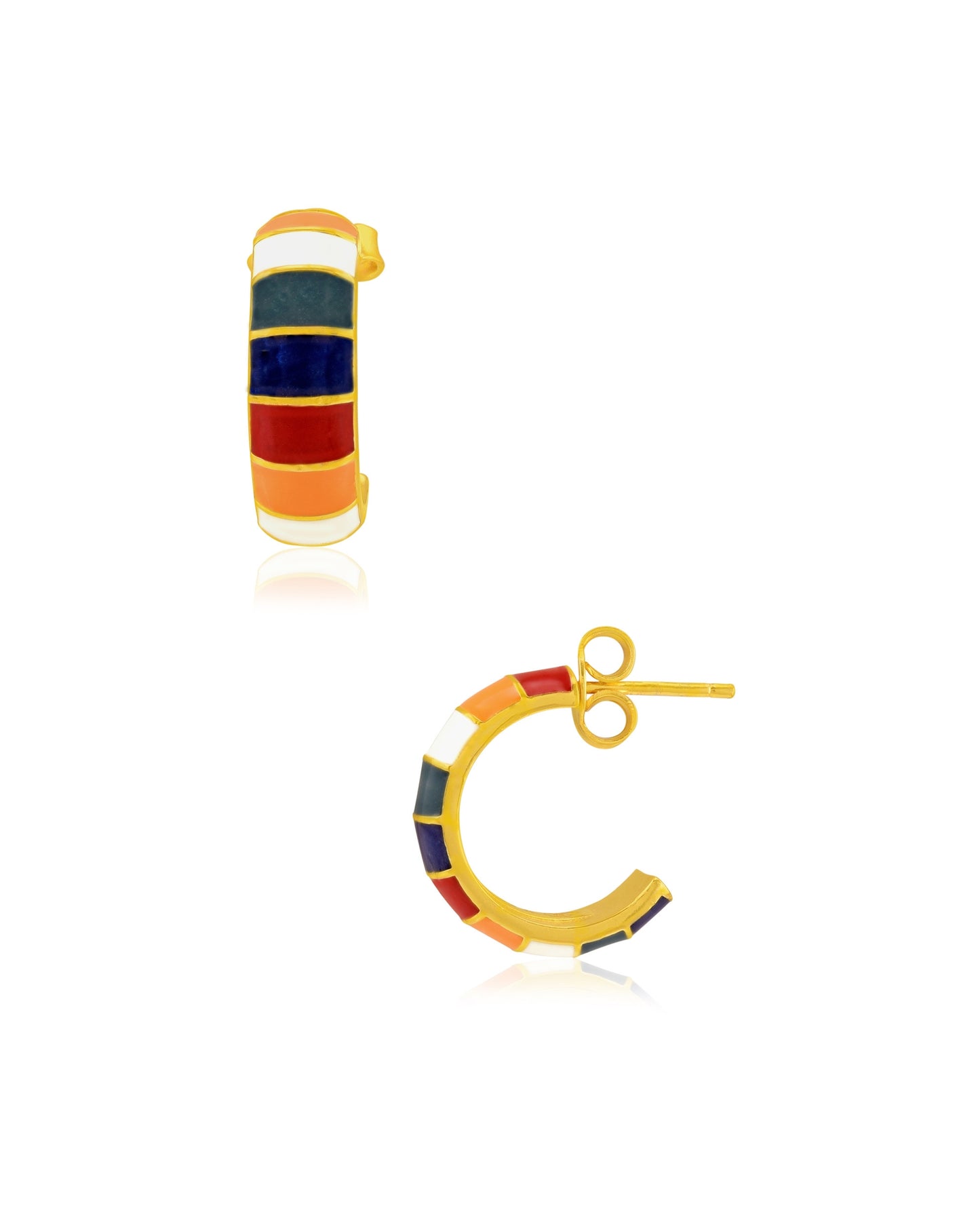 Pachranga Enamelled Earrings