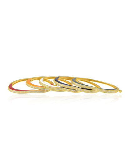Pachranga Bangles (Set Of 5)