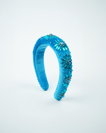 Bejeweled Hairband (Blue)