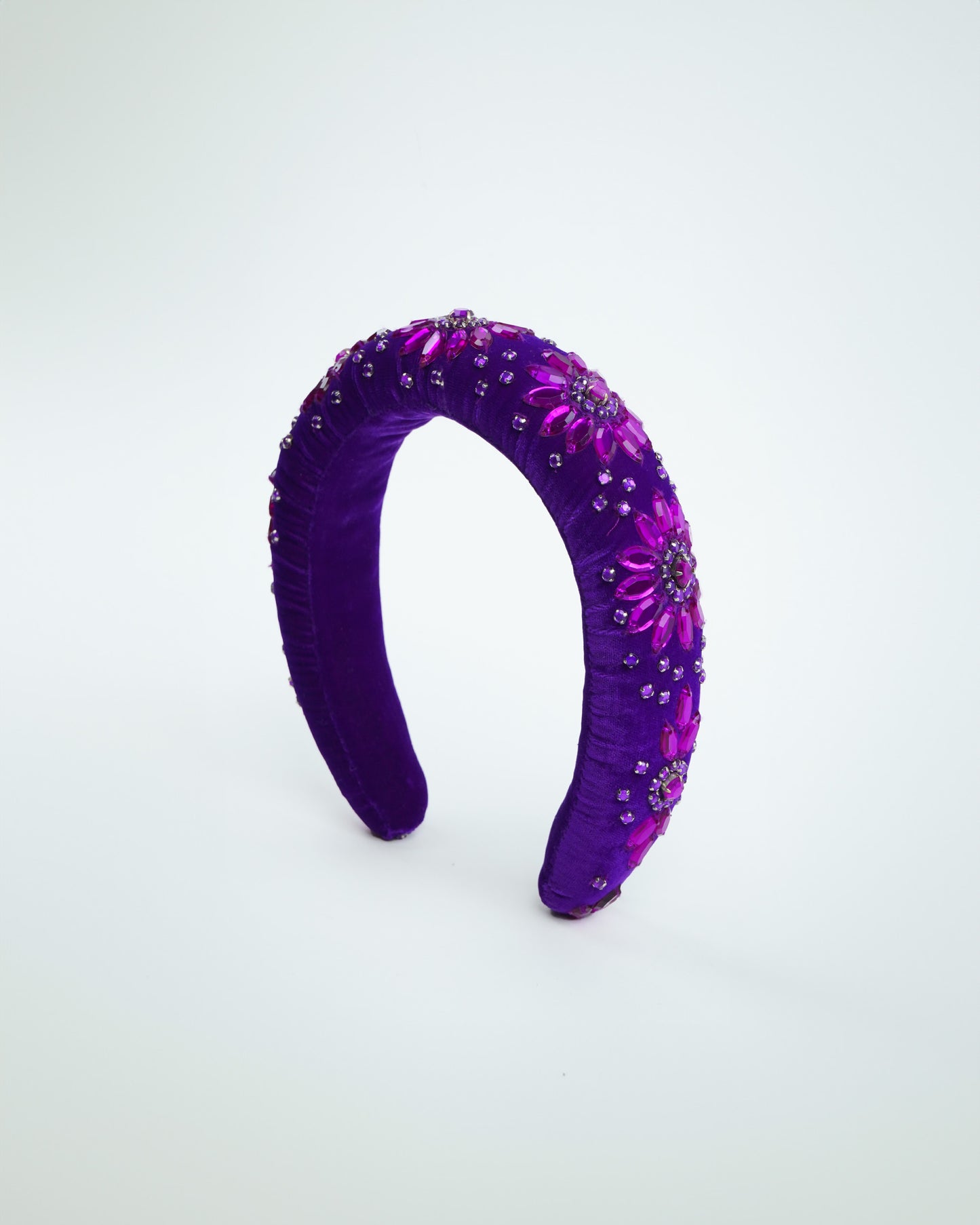 Bejeweled Hairband (Purple)