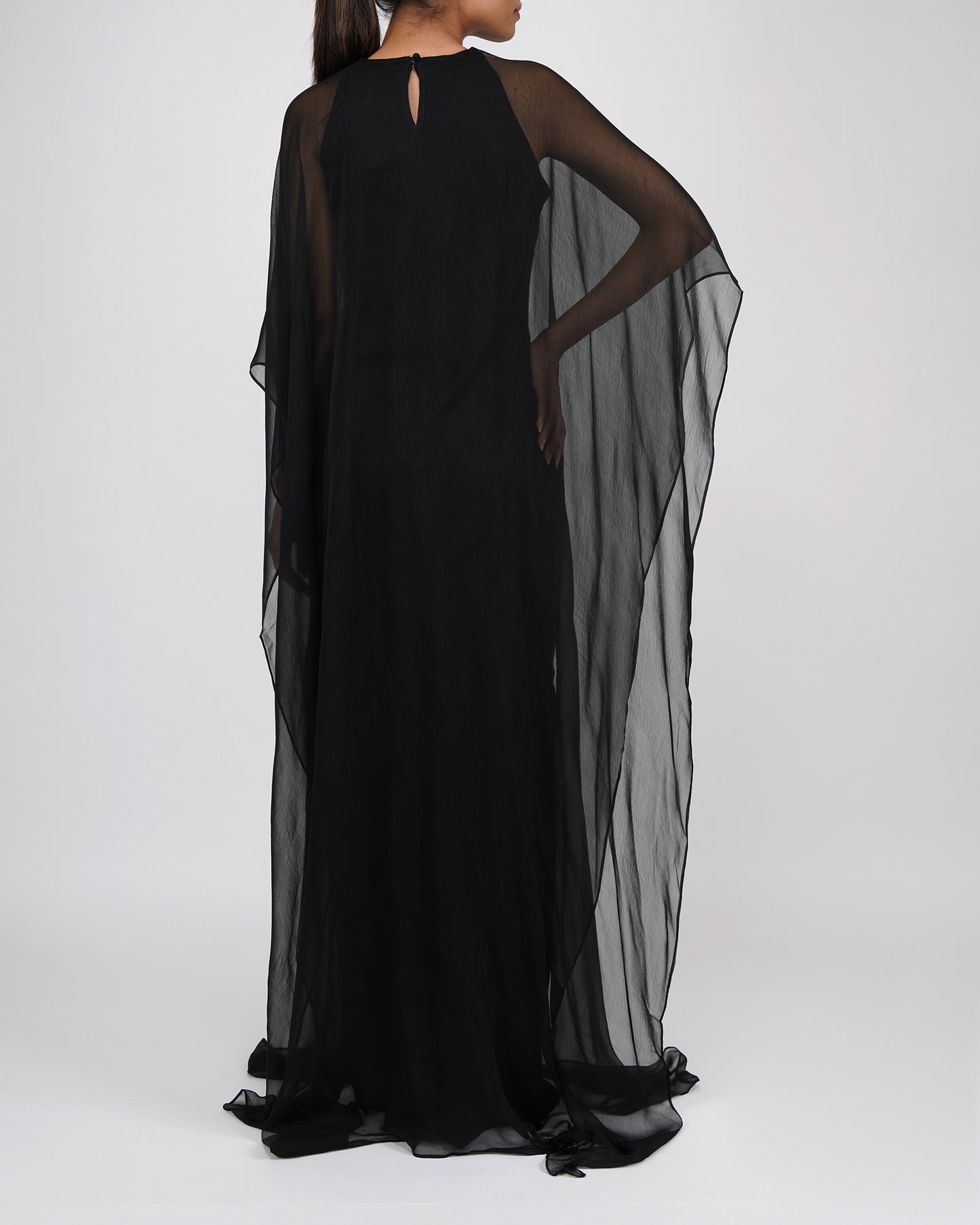 Cape Dress (Black)