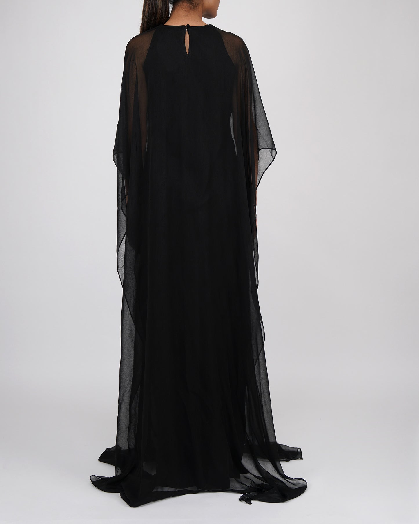 Cape Dress (Black)
