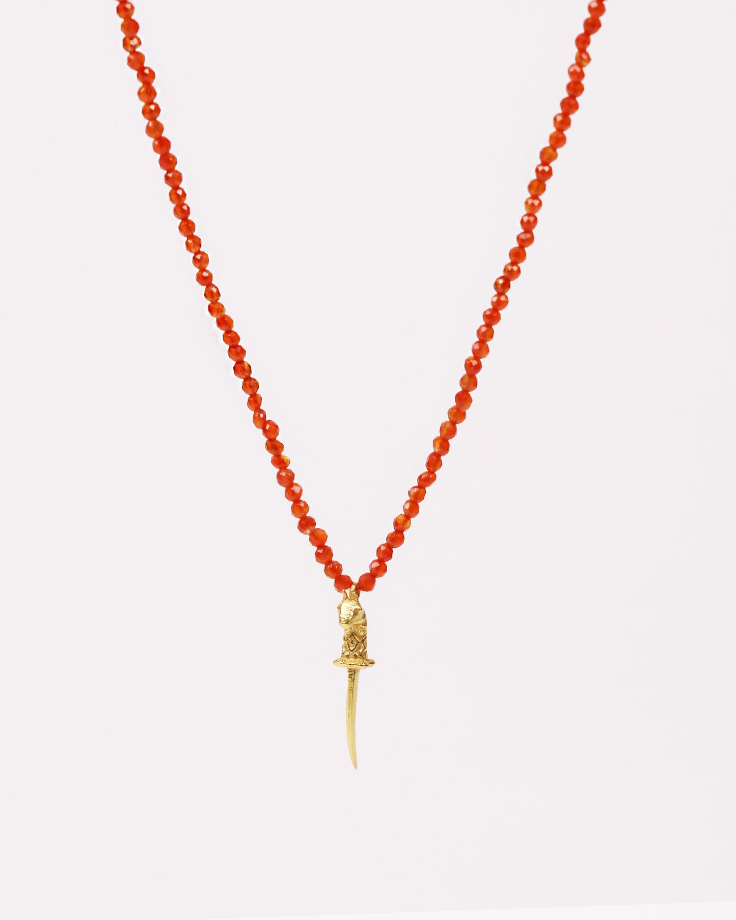 Kataar Necklace (Carnelian)