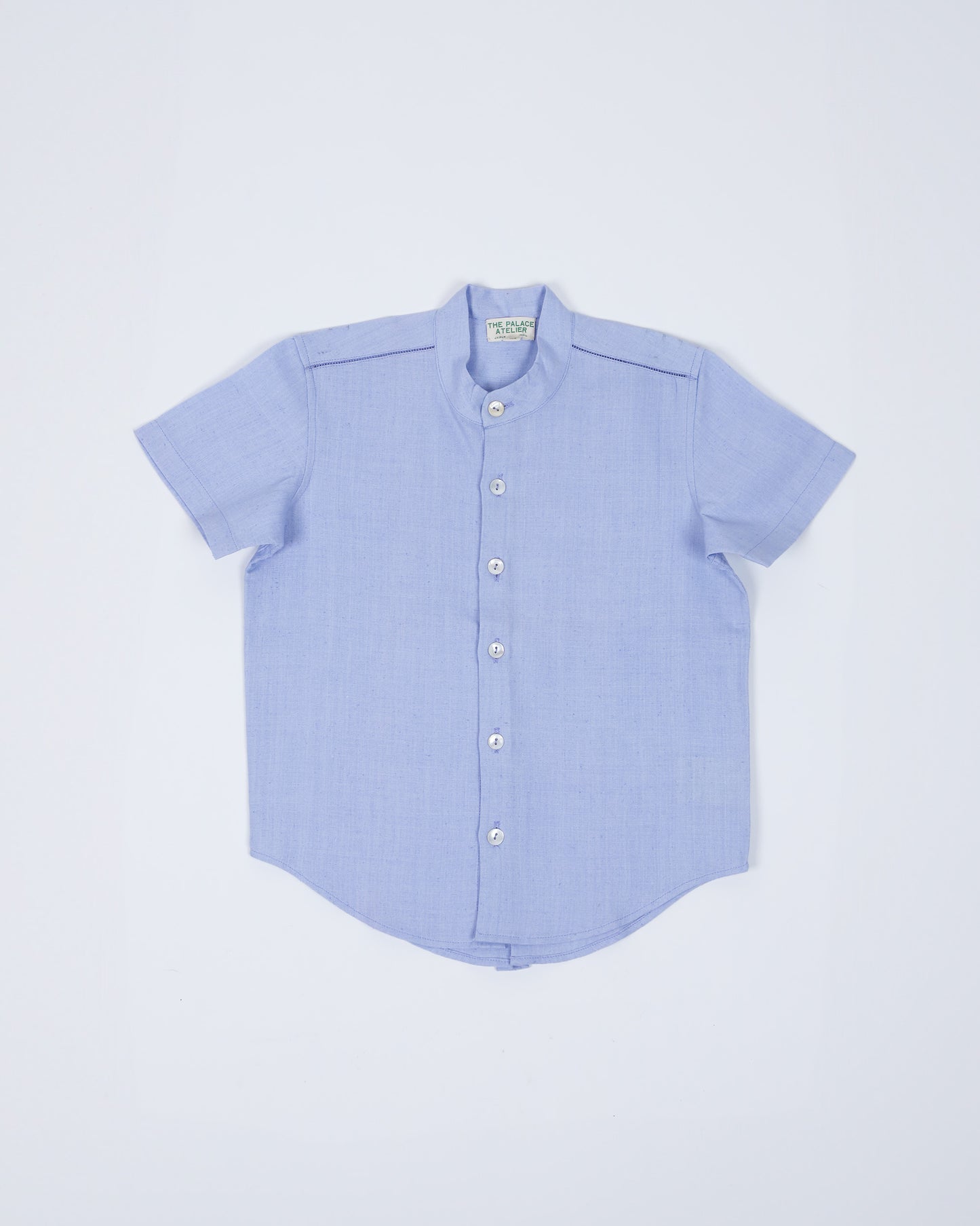 Chinese Collar Shirt (Light Blue)