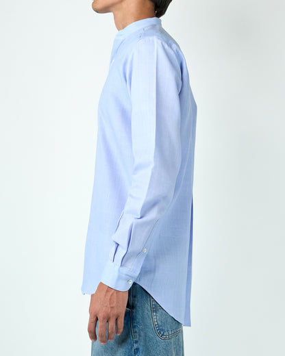 Chinese Collar Shirt (Light Blue)