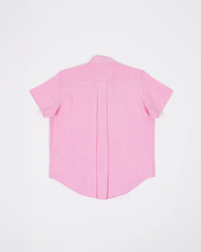 Chinese Collar Shirt (Pink)