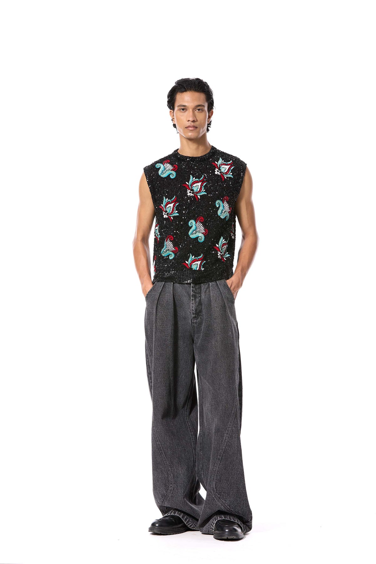 'PALOMA' EMBELLISHED VEST