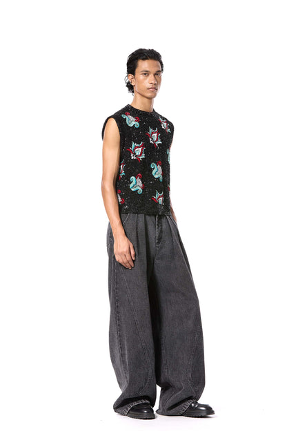 'PALOMA' EMBELLISHED VEST