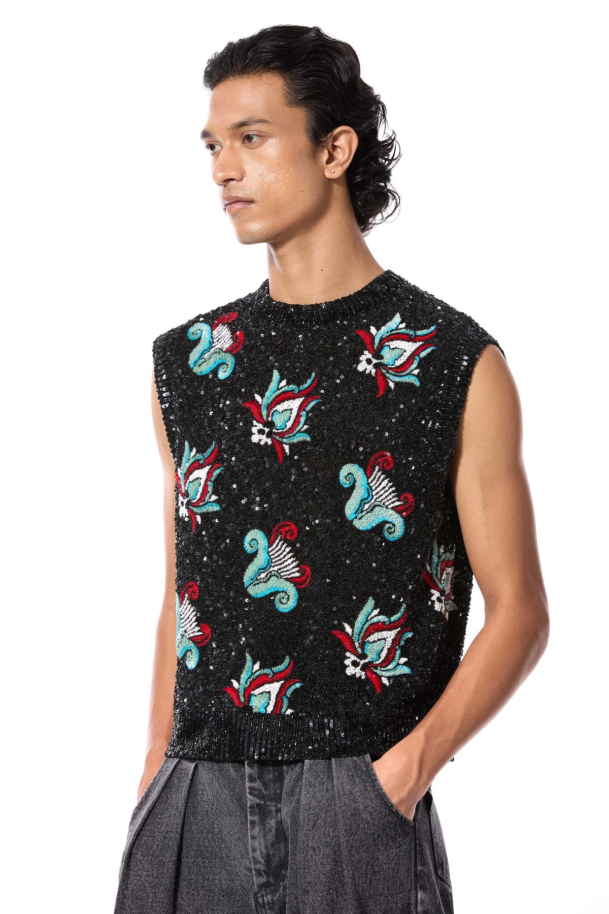 'PALOMA' EMBELLISHED VEST