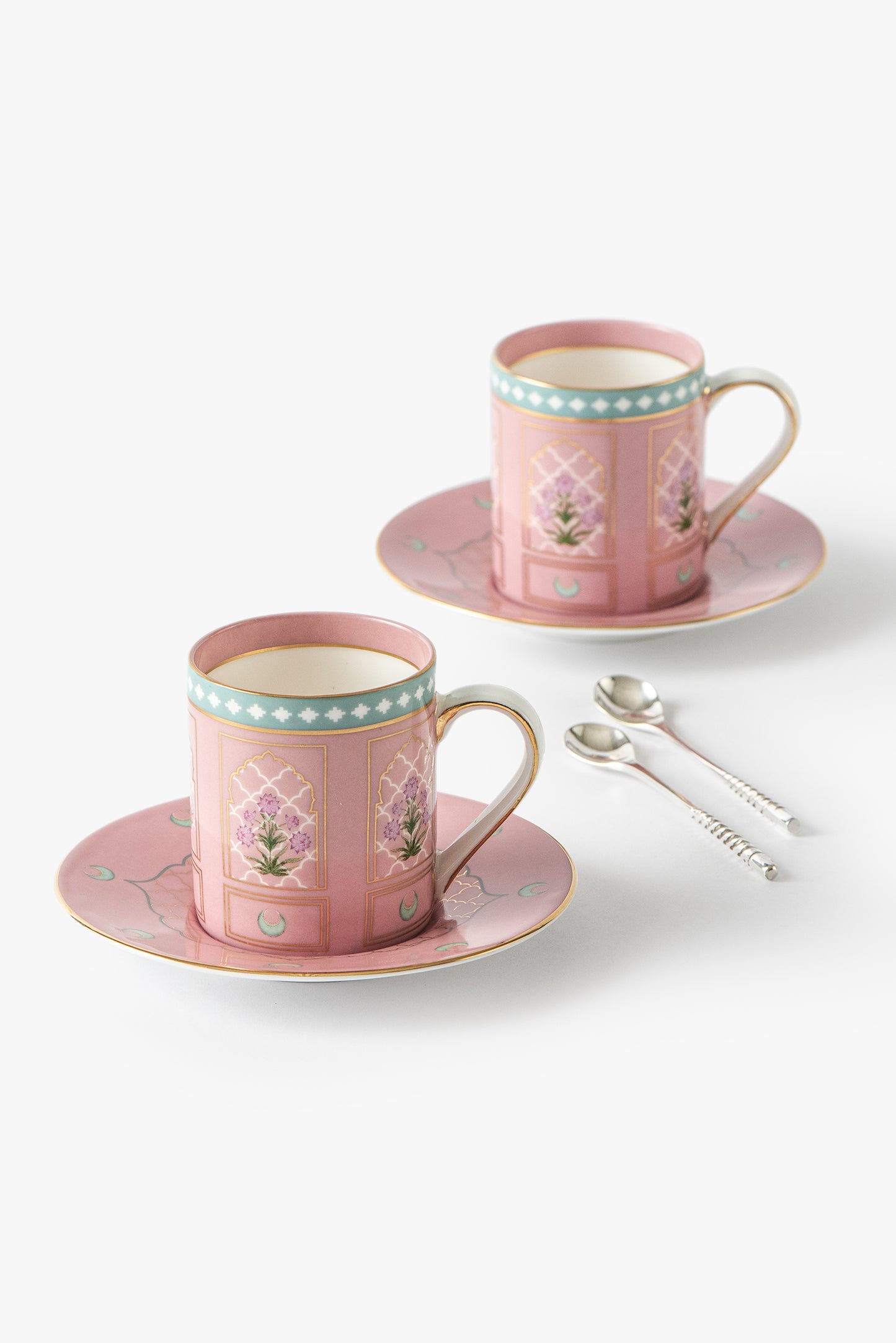 Jaipur Rose Demitasse (Set of 6)