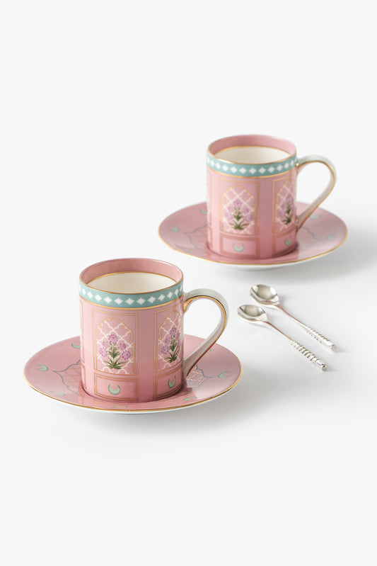Jaipur Rose Demitasse (Set of 6)
