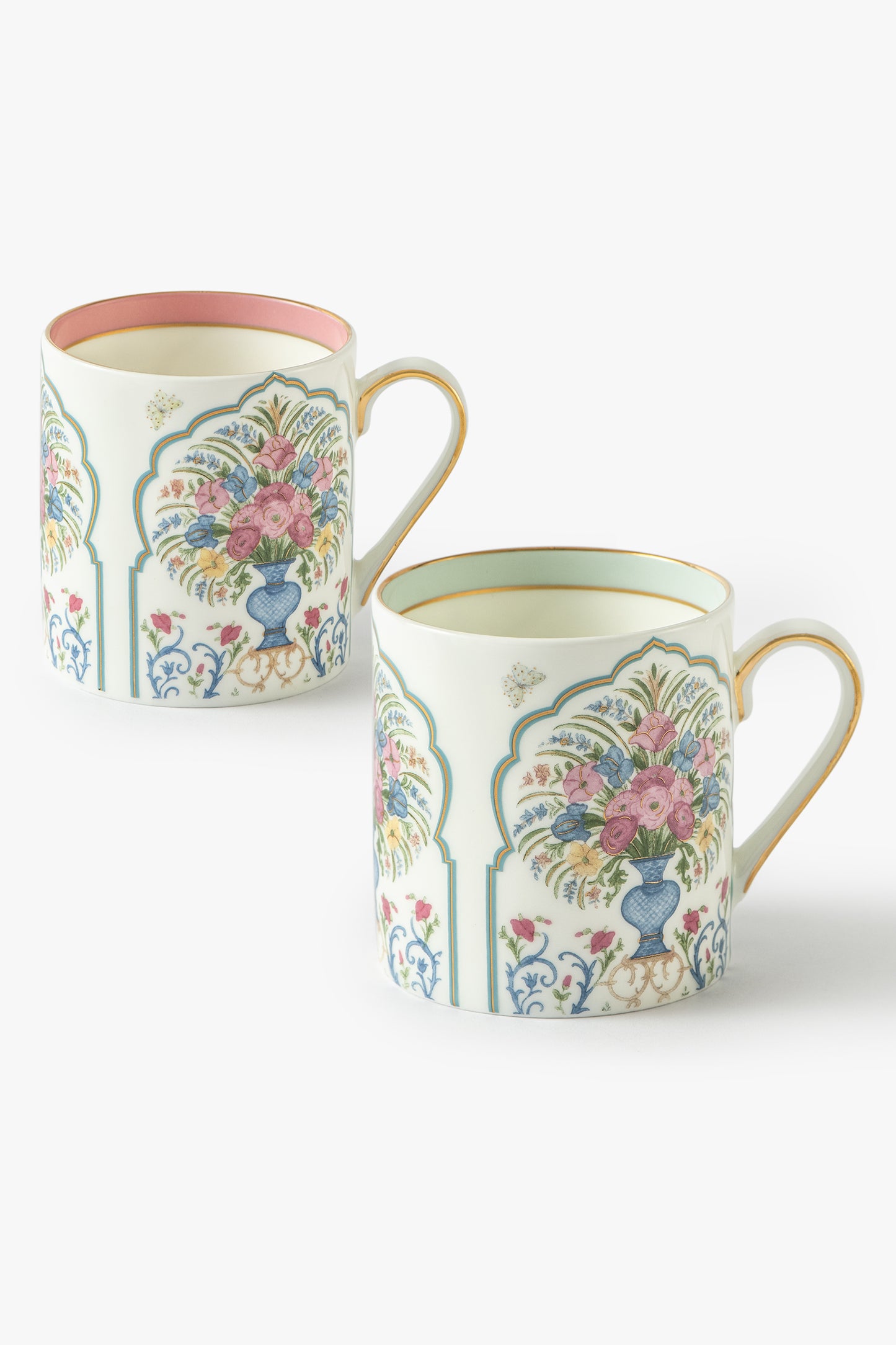 Jaipur Rose Tea Mug (Set of 2)