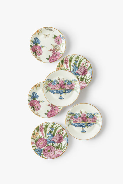 Jaipur Rose Petit Plates (Set of 6)