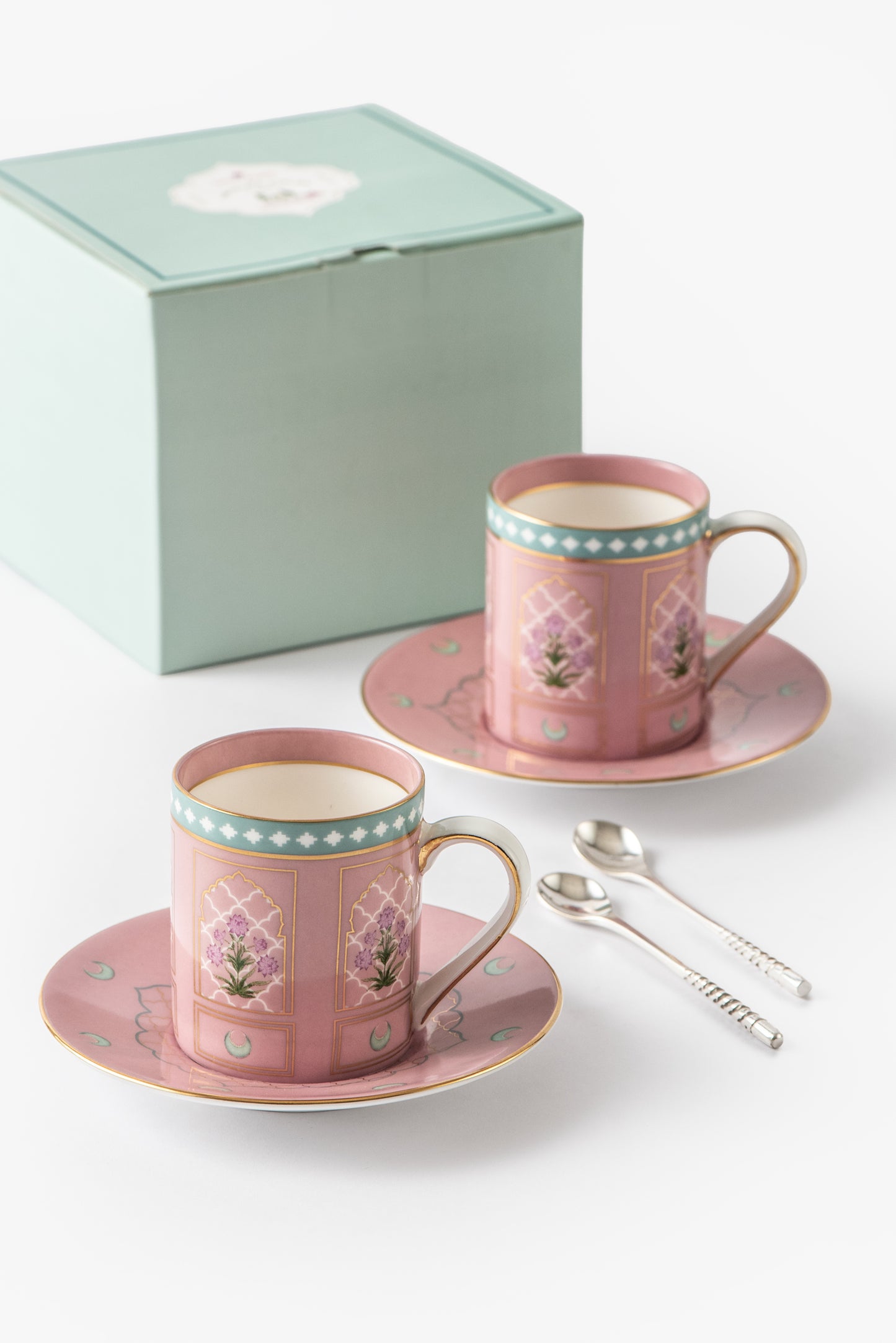 Jaipur Rose Demitasse (Set of 6)