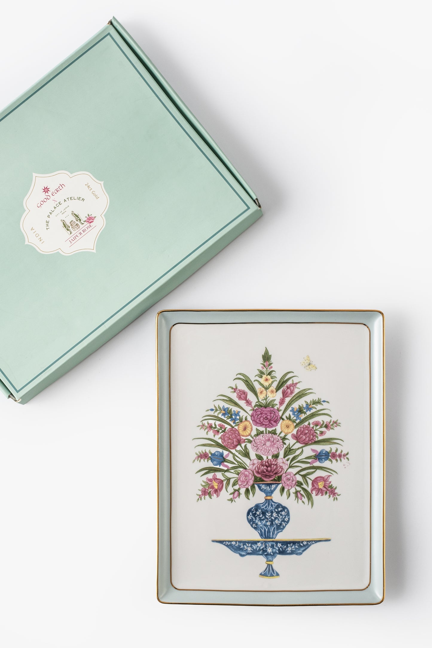 Jaipur Rose Guldasta Platter