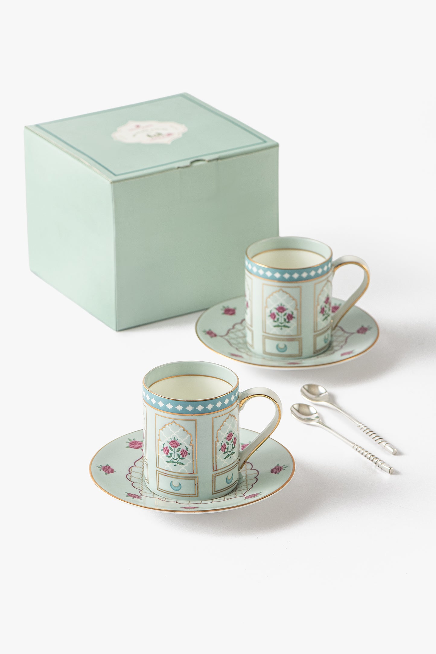 Jaipur Rose Demitasse (Set of 6)