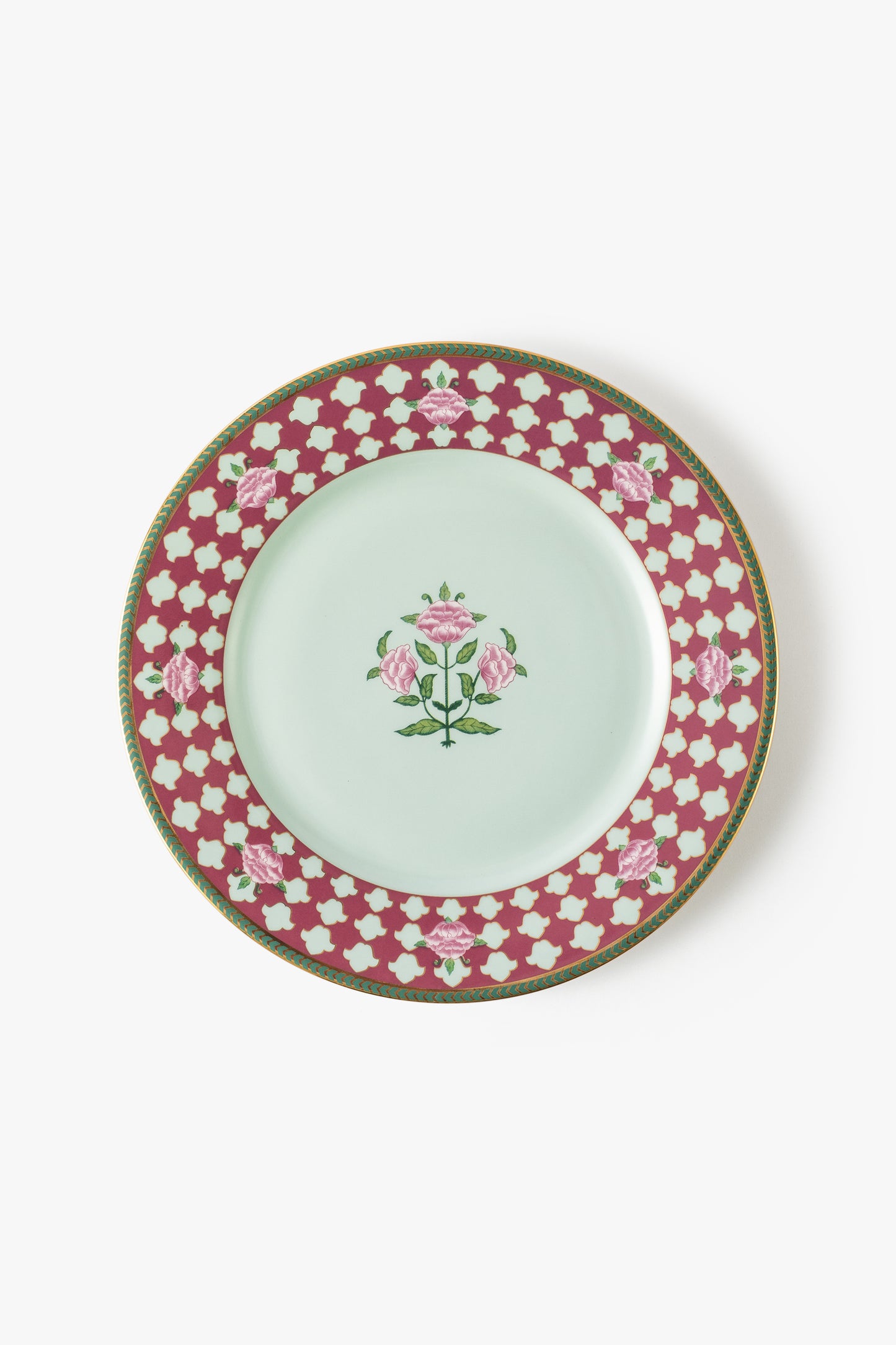 Jaipur Rose Lattice Dessert Plate (Set of 2)
