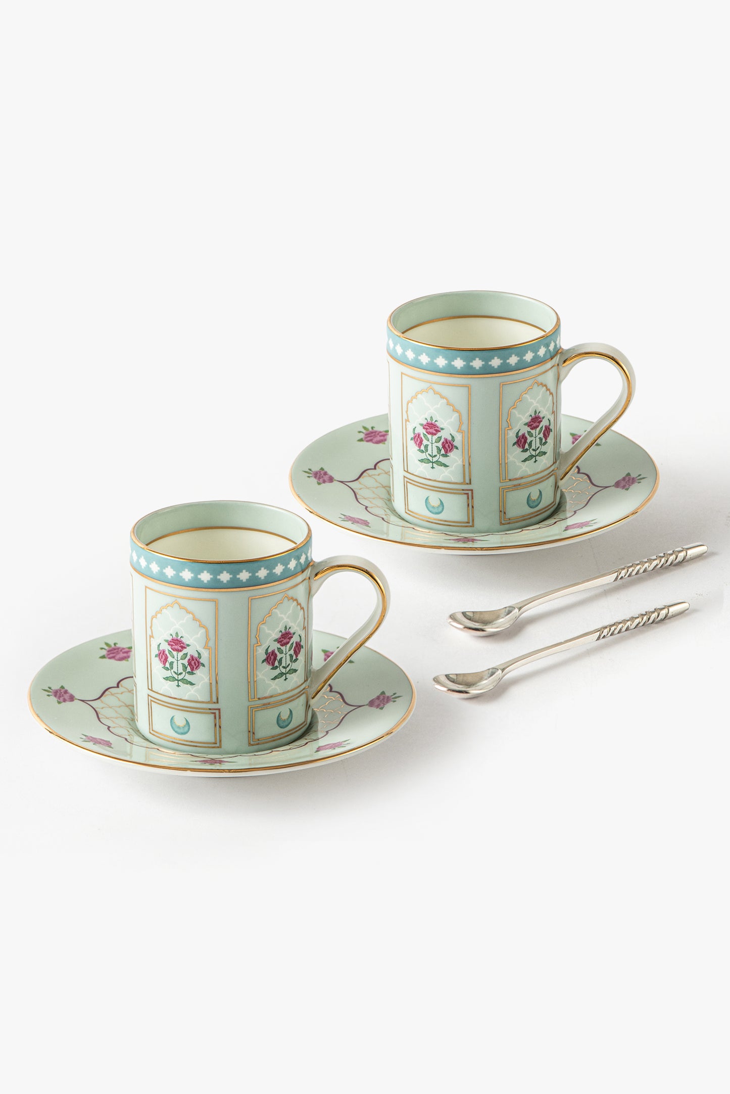 Jaipur Rose Demitasse (Set of 6)