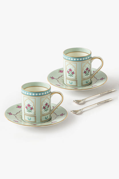 Jaipur Rose Demitasse (Set of 6)