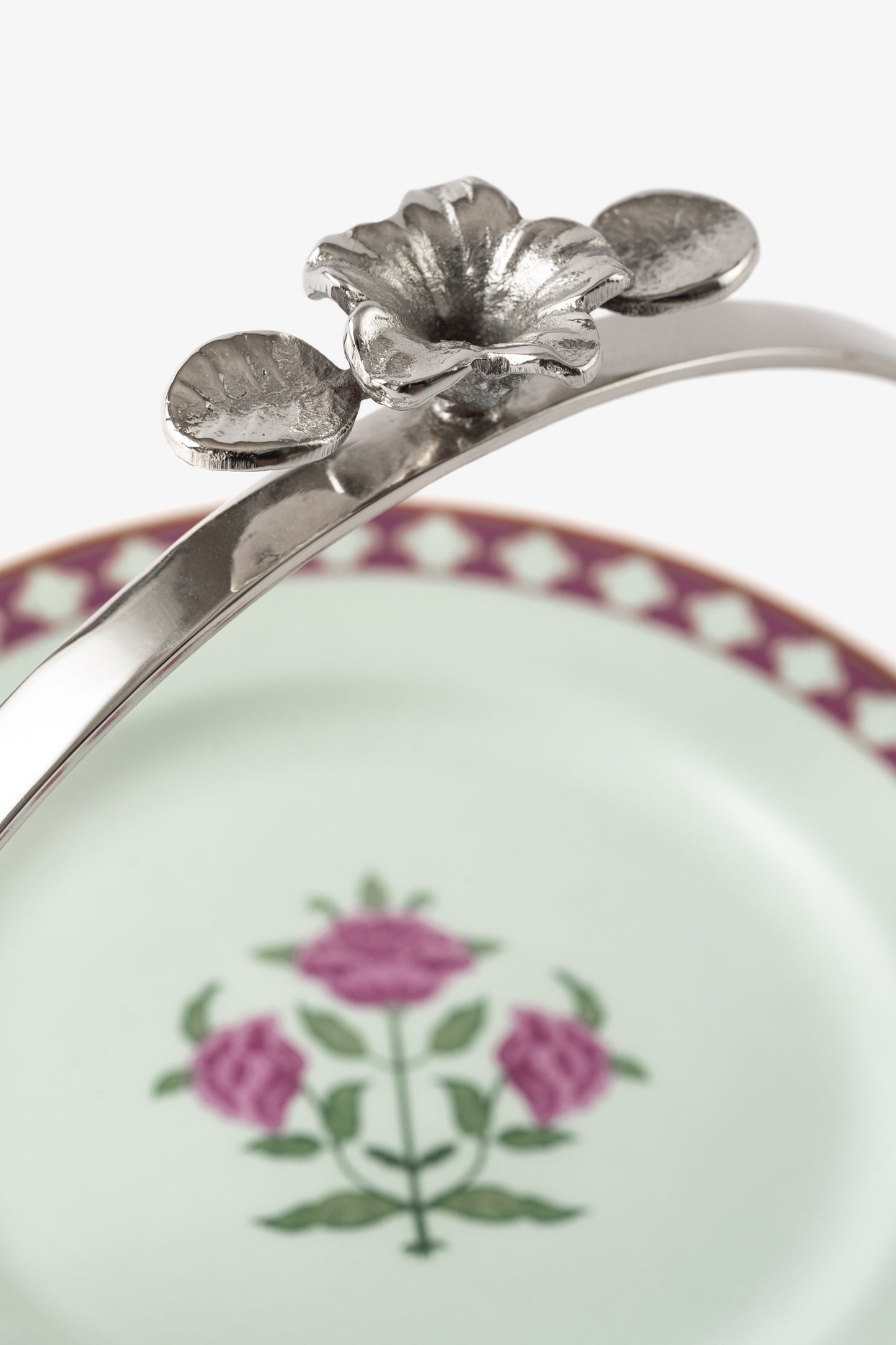 Jaipur Rose Petit Plate Stand (Set of 3)