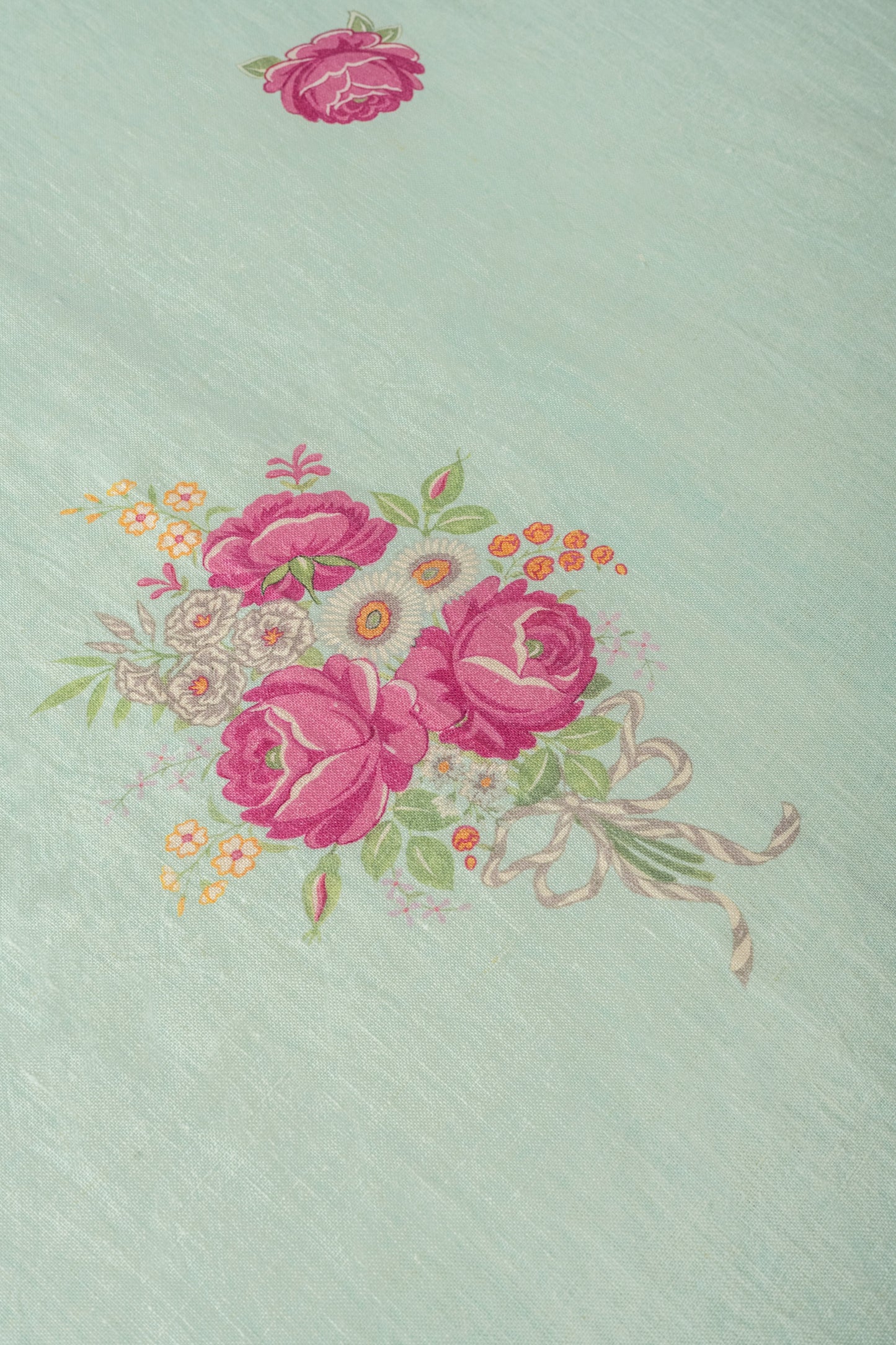 Jaipur Rose Linen Table Cloth