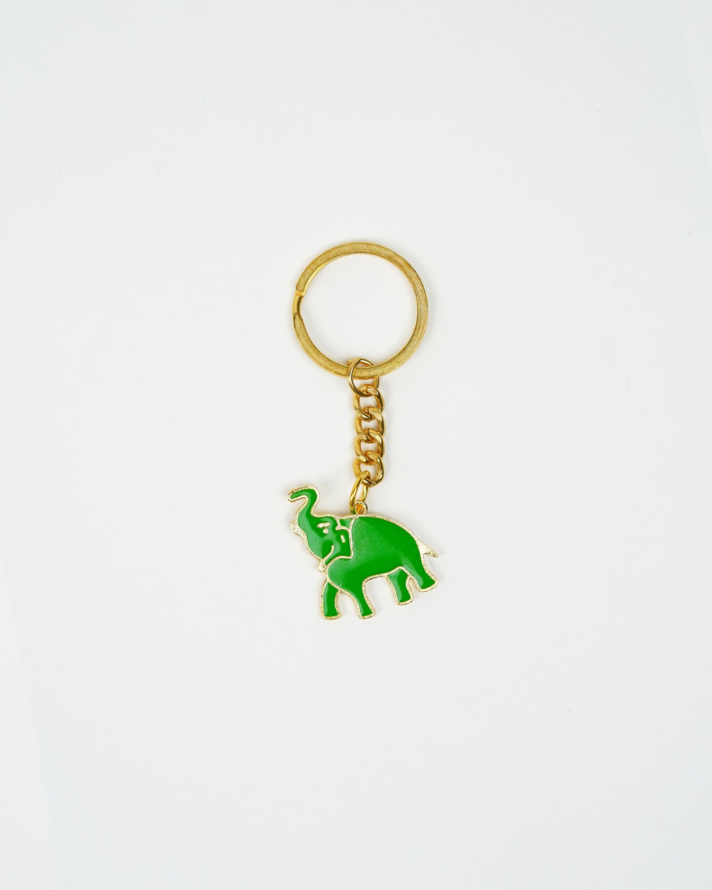 Elephant Keychain (Green)