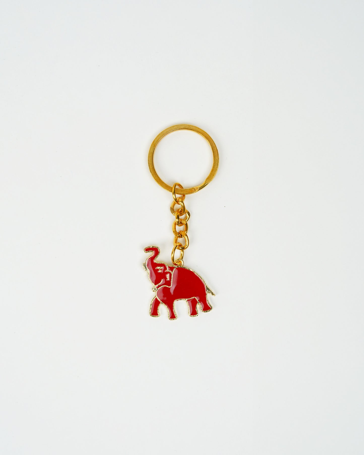 Elephant Keychain (Red)