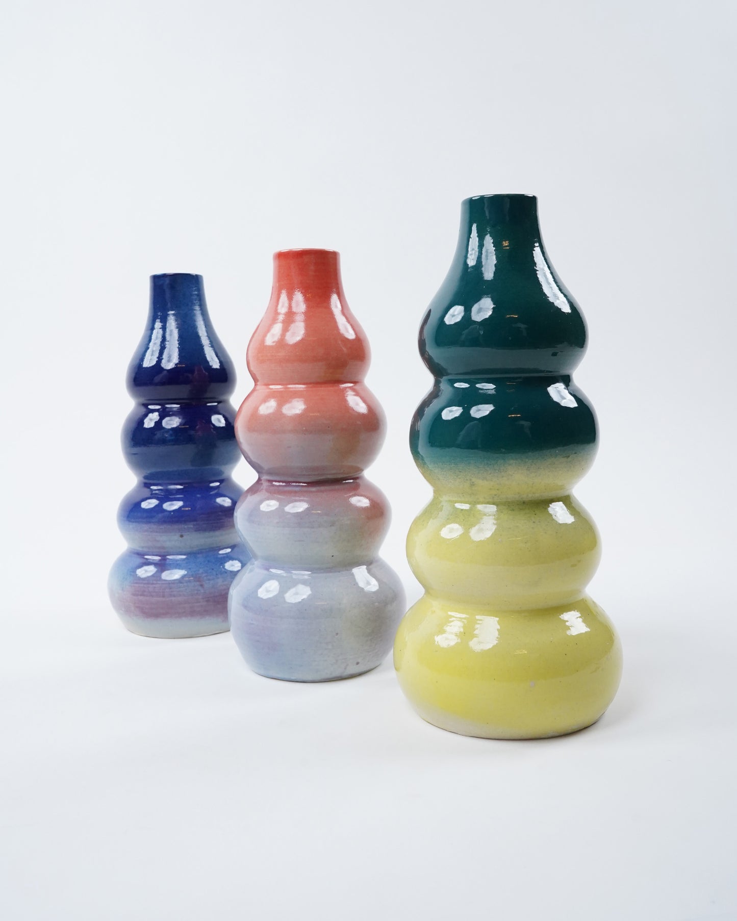 Four Layer Vase (Blue & Purple)