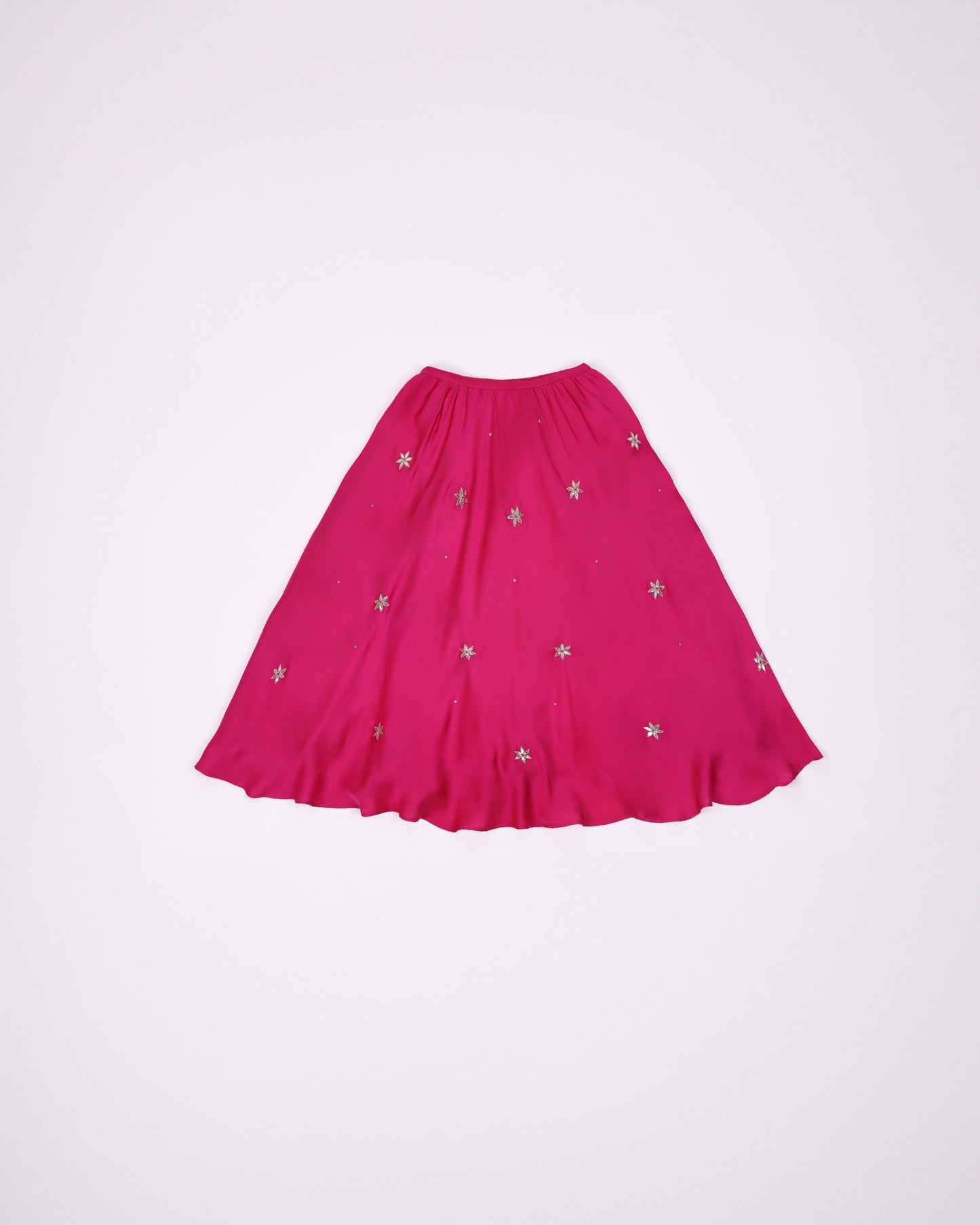 Gota Patti Lehenga Set (Hot Pink)