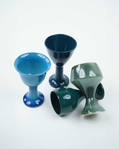 Goblet Ceramic (Blue)