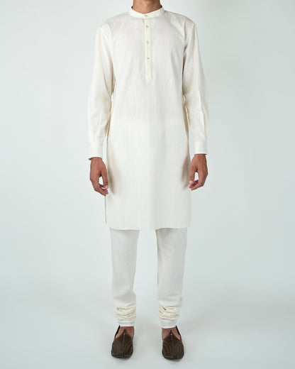 Kurta and Pyjama Set (Off White)