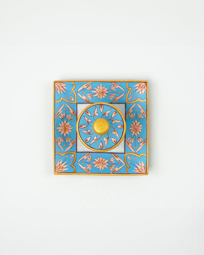 Lotus Gate Pot- Single (Blue)