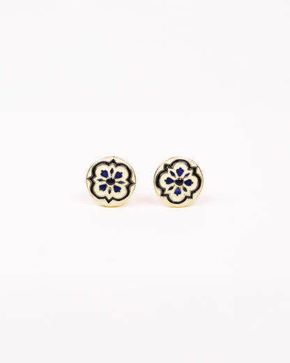 Meenakari Cufflink (Jharokha)