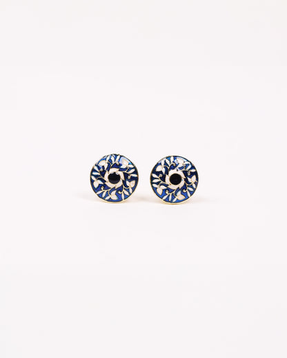 Meenakari Cufflink (Shahi Blue)